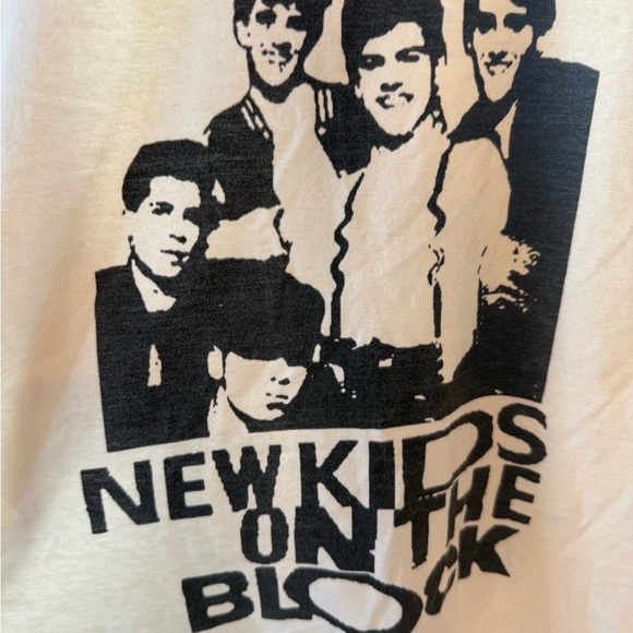 Classic NKOTB Retro Graphic Tee - Cream - Picture 2 of 10